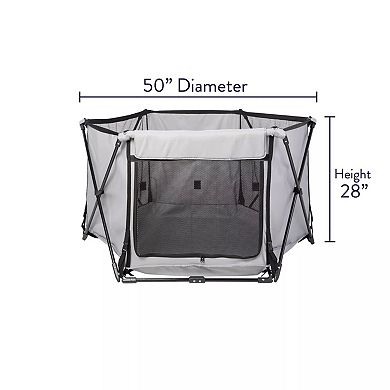GOOPAWS 6 Pannel Portable Dog Playpen, 50''