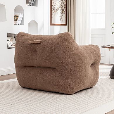 Bean Bag Sofa Chair with Armrests, Lazy Sofa for Adults