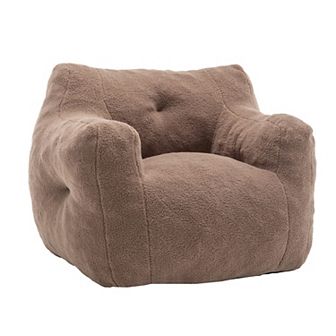 Bean Bag Sofa Chair with Armrests, Lazy Sofa for Adults