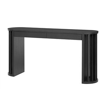 59 inch Long Console Table Farmhouse Entryway Table for Entrance, Hallway, Living Room