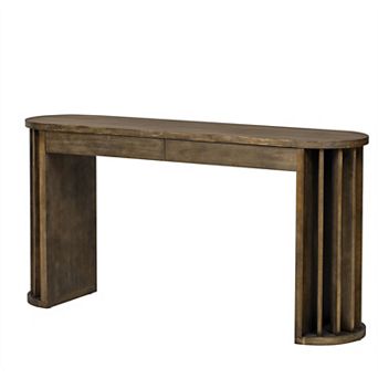 59 inch Long Console Table Farmhouse Entryway Table for Entrance, Hallway, Living Room
