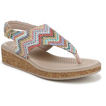 LifeStride Beachy Women's Raffia Thong Sandals