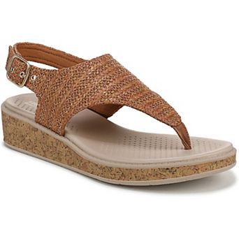 LifeStride Beachy Women's Raffia Thong Sandals