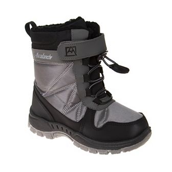 Avalanche Kids Weatherproof Warm Lined Heavy Duty Anti-Slip Snow Boots