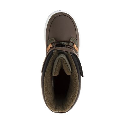 Avalanche Kids Waterproof Lace-Up Snow Boots