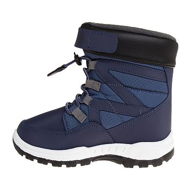 Avalanche Kids Waterproof Lace-Up Snow Boots