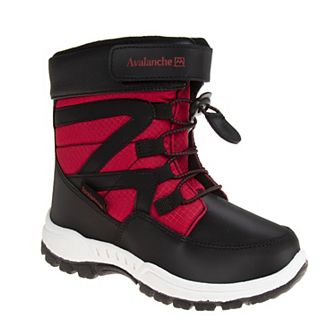 Avalanche Kids Waterproof Lace-Up Snow Boots
