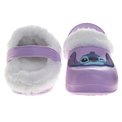 Disney’s Lilo & Stitch Little Kids Girls Fuzzy Fleece-Lined Clogs