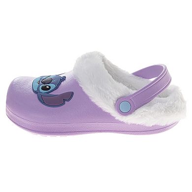 Disney’s Lilo & Stitch Little Kids Girls Fuzzy Fleece-Lined Clogs