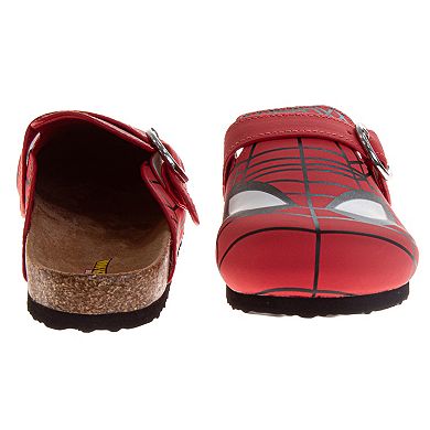 Marvel Avengers Spiderman Boys Cork Slip-On Mule Sandals