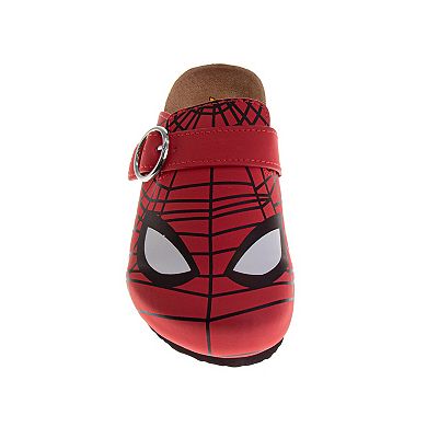 Marvel Avengers Spiderman Boys Cork Slip-On Mule Sandals