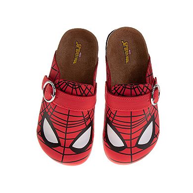 Marvel Avengers Spiderman Boys Cork Slip-On Mule Sandals