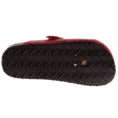 Marvel Avengers Spiderman Boys Cork Slip-On Mule Sandals