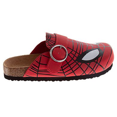 Marvel Avengers Spiderman Boys Cork Slip-On Mule Sandals