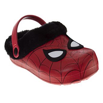 Marvel Spider-Man Little Kid Boys Fleece-Lined Clogs