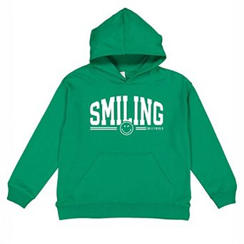 SmileyWorld Arched Varsity - Youth Graphic Hoodie