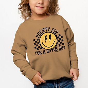 SmileyWorld Pretty Fly For A Little Guy - Toddler Graphic Sweatshirt