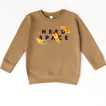 SmileyWorld Need Space - Toddler Graphic Sweatshirt