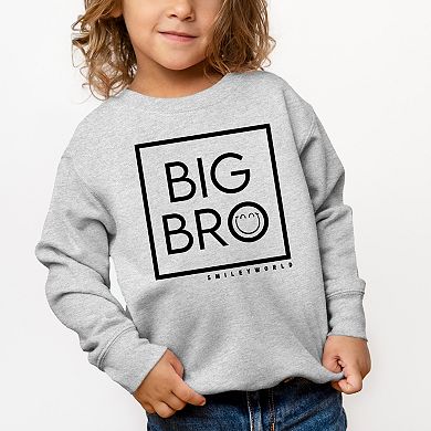 SmileyWorld Big Bro Square - Toddler Graphic Sweatshirt