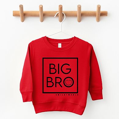 SmileyWorld Big Bro Square - Toddler Graphic Sweatshirt
