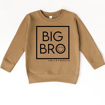 SmileyWorld Big Bro Square - Toddler Graphic Sweatshirt