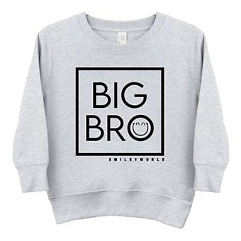 SmileyWorld Big Bro Square - Toddler Graphic Sweatshirt