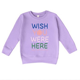 SmileyWorld Wish You Were Here - Toddler Graphic Sweatshirt