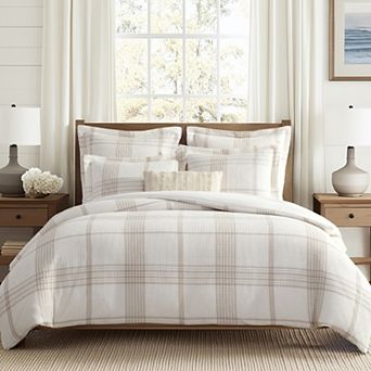 Levtex Home Windowpane Plaid Duvet Cover