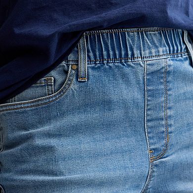 Women's Croft & Barrow® Modern Denim Pull-On Bermuda Shorts