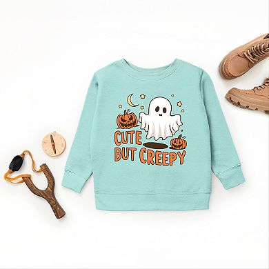 Cute But Creepy Ghost - Youth Graphic Sweatshirt