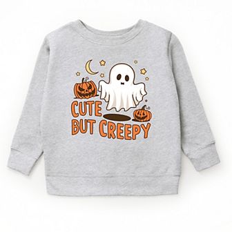 Cute But Creepy Ghost - Youth Graphic Sweatshirt