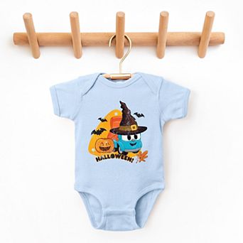 Leo The Truck Halloween Wizard - Baby Short Sleeve Graphic Bodysuit