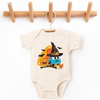 Leo The Truck Halloween Wizard - Baby Short Sleeve Graphic Bodysuit