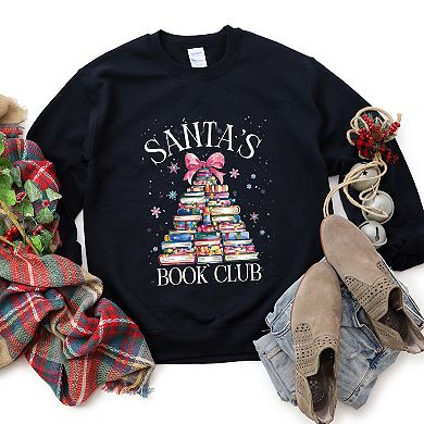 Santa's Book Club - Women's Sweatshirt