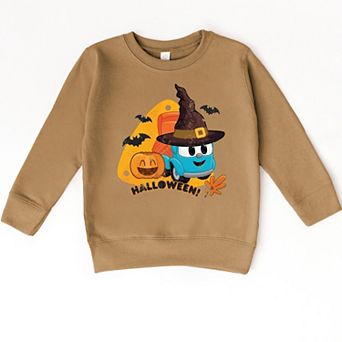 Leo The Truck Halloween Wizard - Kids Toddler Graphic Sweatshirt