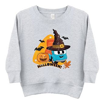 Leo The Truck Halloween Wizard - Kids Toddler Graphic Sweatshirt