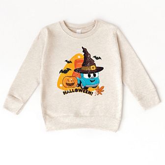 Leo The Truck Halloween Wizard - Kids Toddler Graphic Sweatshirt
