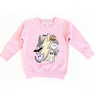 SmileyWorld Lightning Bolt Halloween - Toddler Graphic Sweatshirt