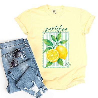 Portofino Italy Lemon - Garment Dyed Tee