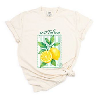 Portofino Italy Lemon - Garment Dyed Tee