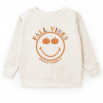 SmileyWorld Fall Vibes - Youth Graphic Sweatshirt