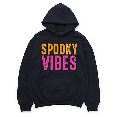 Spooky Vibes Bright Distressed - Women's Graphic Hoodie