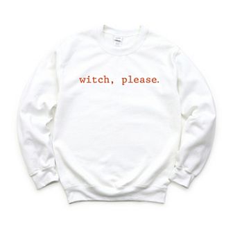 Witch, Please Typewriter - Women's Graphic Sweatshirt
