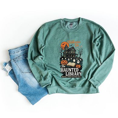 The Haunted Library - Womens Sweatshirt