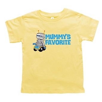 Leo The Truck Mummy's Favorite - Toddler Short Sleeve Graphic T-Shirt