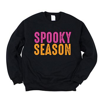 Spooky Season Bright Distressed - Women's Graphic Sweatshirt