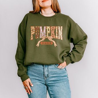 Pumpkin Season Patterns - Womens Sweatshirt