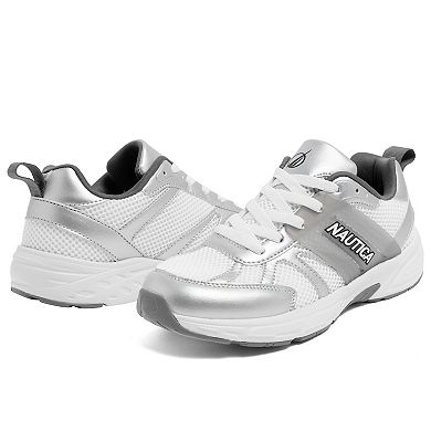 Nautica Nagi Lightweight Women's Lace-Up Comfort Athletic Sneakers