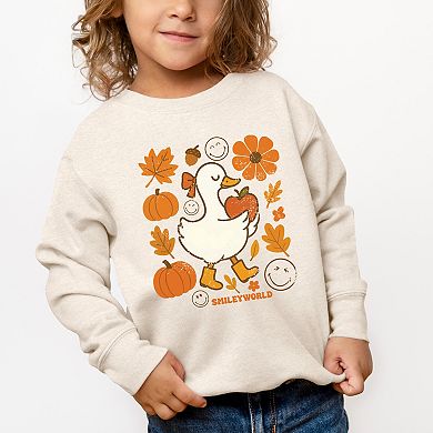 SmileyWorld Goose Autumn - Toddler Graphic Sweatshirt
