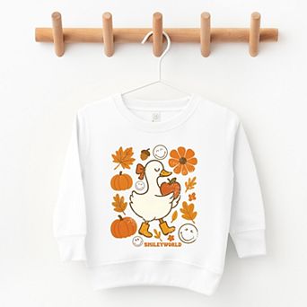 SmileyWorld Goose Autumn - Toddler Graphic Sweatshirt
